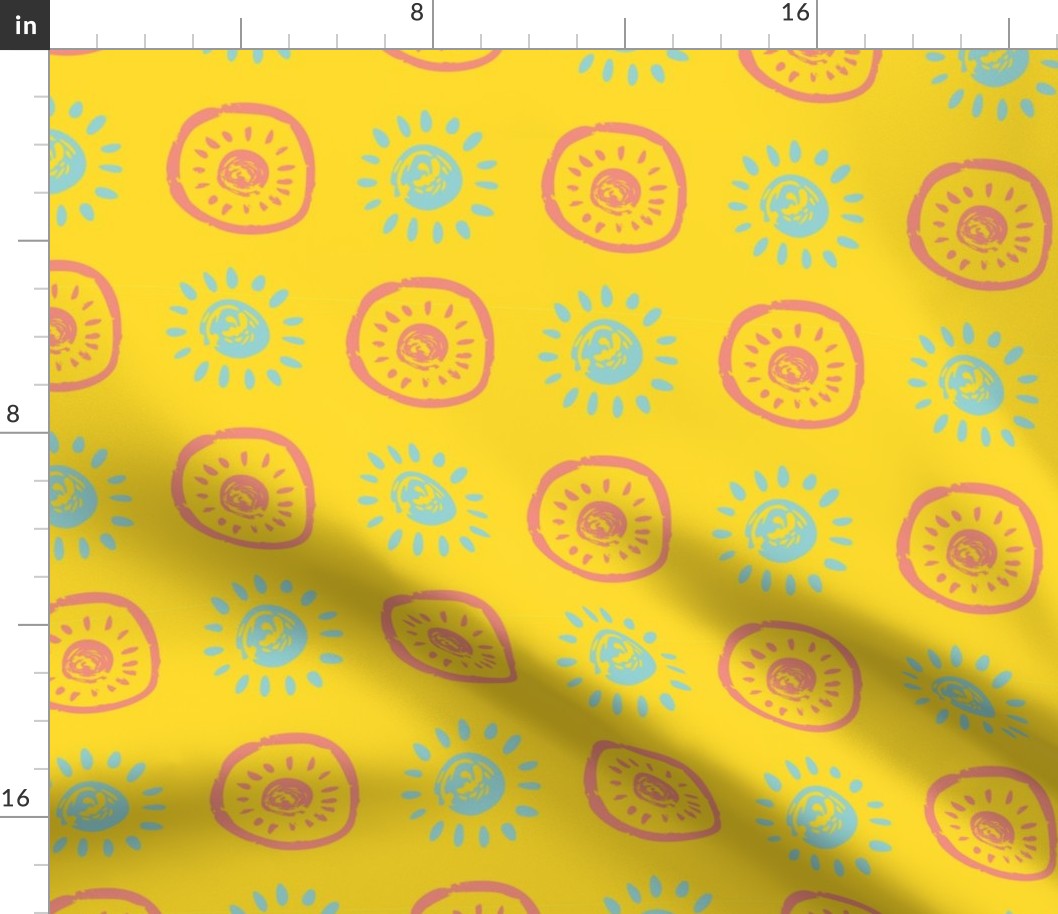 Yellow Fruits Pattern