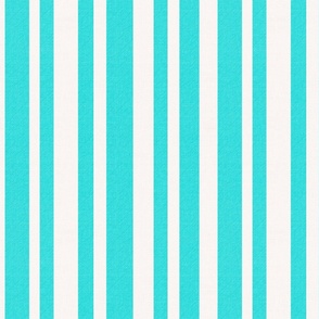 Cabana Irregular Stripes Turquoise Smaller