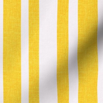 Cabana Irregular Stripes Yellow and White Smaller