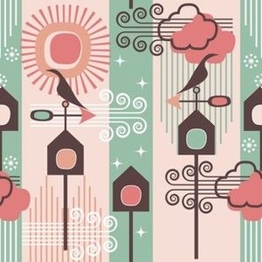 All Kinds of Weather / Folk Art / Pink / Small