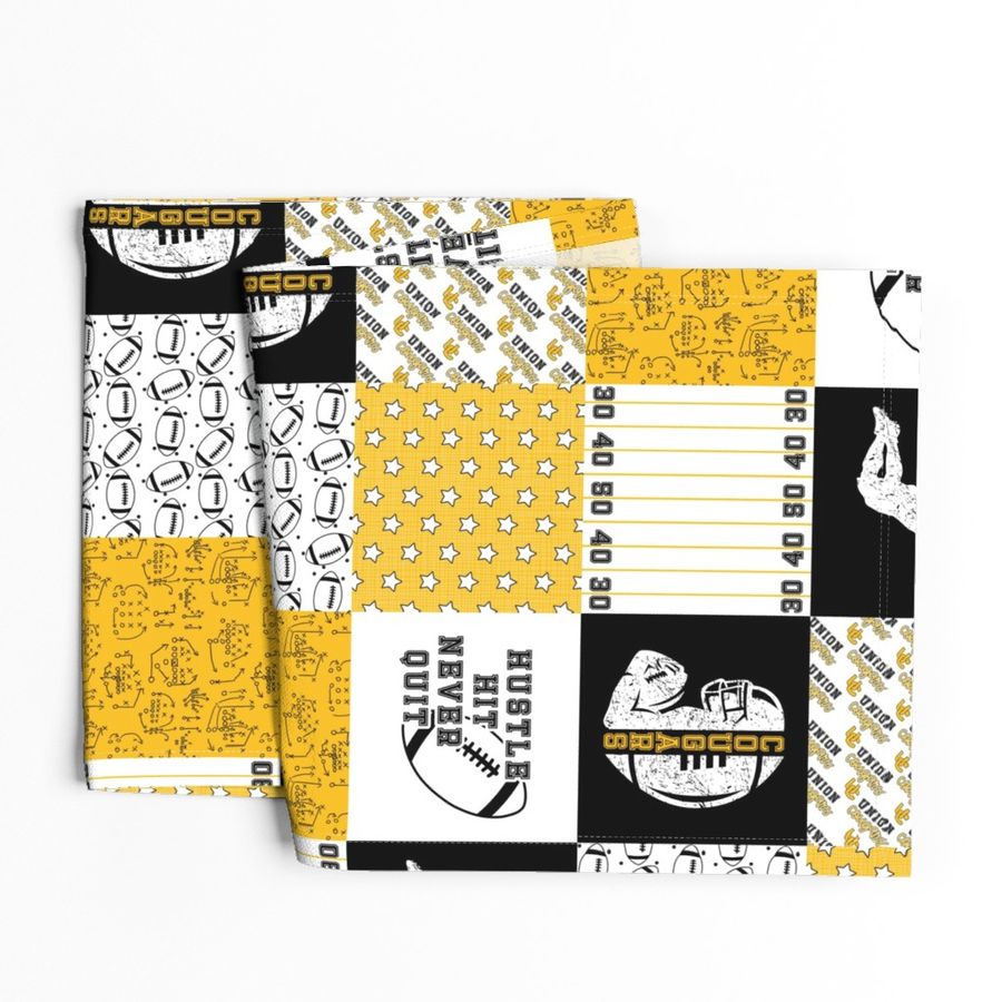 Football//Cougars - Wholecloth Cheater Quilt