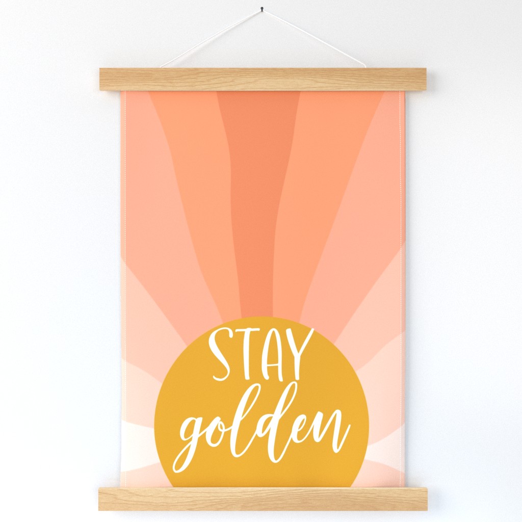 Stay Golden Motivational Poster