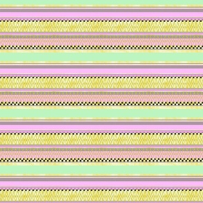 Sweet Pastel Stripes -- Pastel Yellow, Pastel Green, Pastel Pink Stripe -- 750dpi (20% of Full Scale)