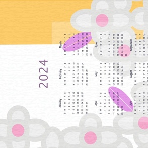 2024 Cherry Blossoms Calendar 