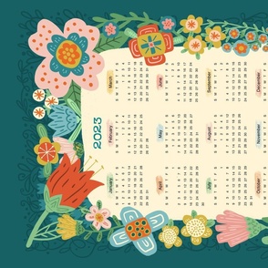 2023 Tea Towel Calendar