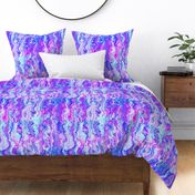 Funkuy Trippy Bohemian Colorful Abstract Paint Pattern