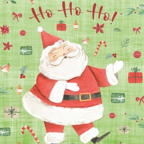 27x36 blanket santa hohoho 