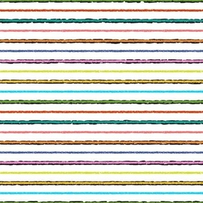 Rainbow Doodle Stripes