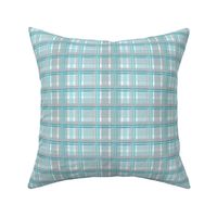 Sven Swedish Plaid - Aqua/Gray