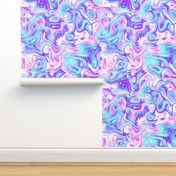 Colorful Psychedelic Vibrant Swirly Abstract Pattern