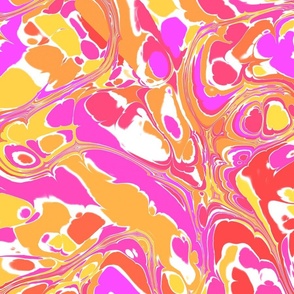 Colorful Trippy Eclectic Eccentric Funky Colorful Vivid Abstract Pattern