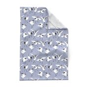 Asian Snow Cranes Tea Towel