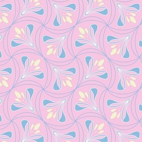 Tessellations in bloom, Pink