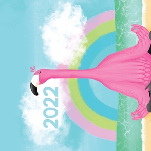Yoga Flamingo 2022 Calendar