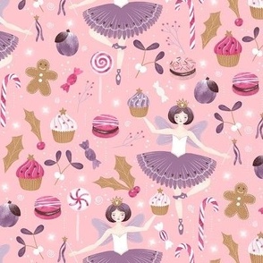 Pink Fairy Fabric, Wallpaper and Home Decor | Spoonflower