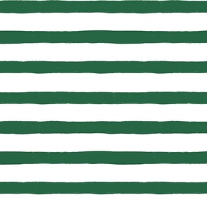 Emerald White Stripes