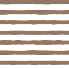 Mocha White Stripes