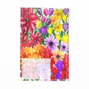 A year of flowers 2024 Calendar 