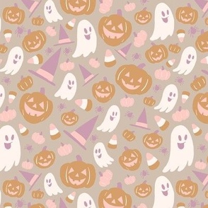 Trick or Treat on Soothing Taupe - Medium