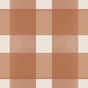 Gingham Plaid in Rust