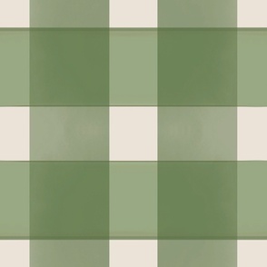 Gingham Plaid in Green