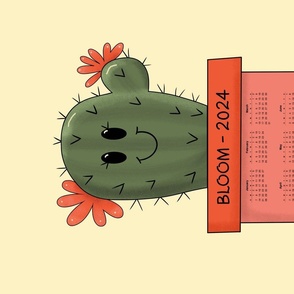 2024 Cactus Bloom Calendar