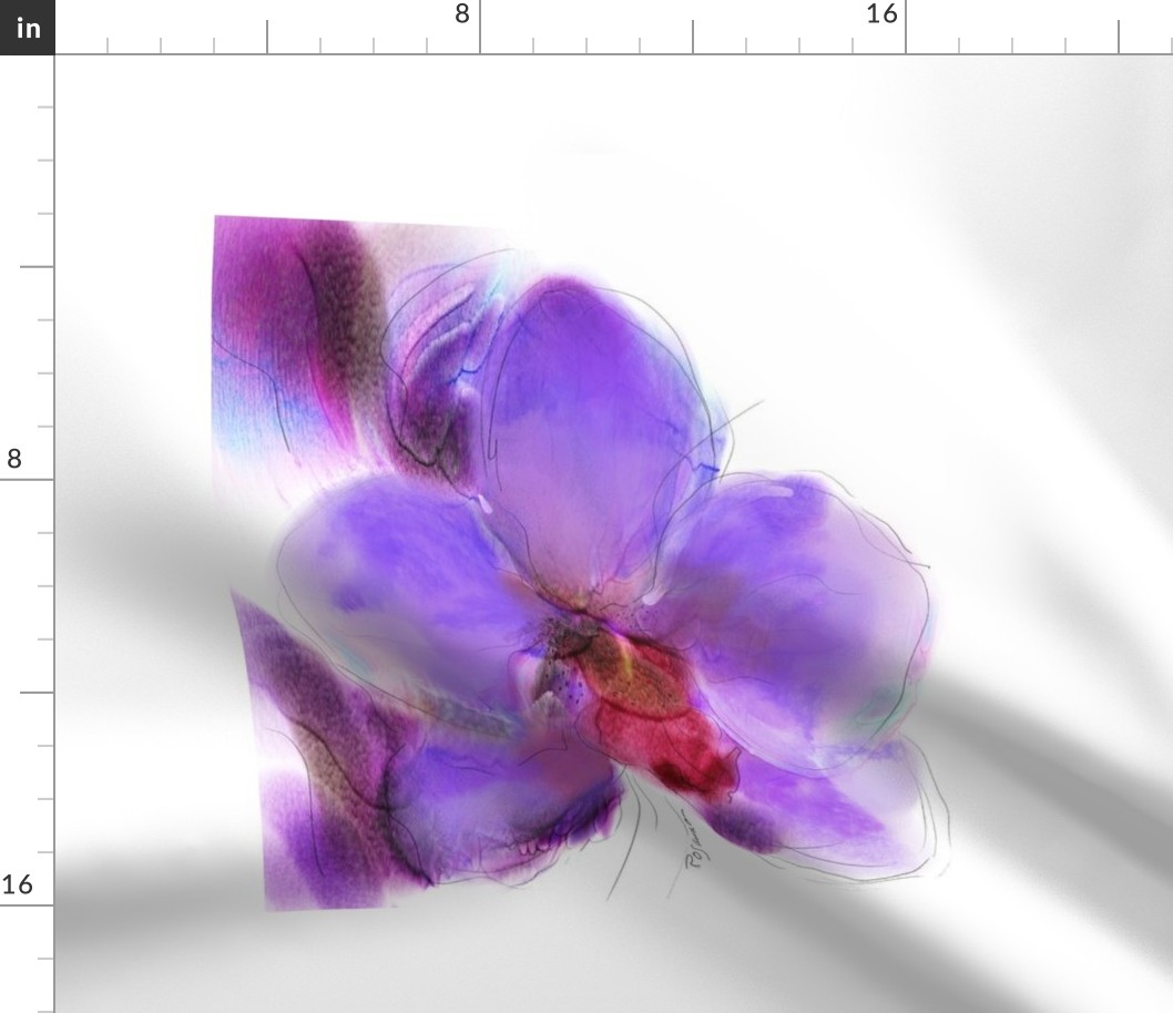 Afternoon Orchid Love  for Summer Pillow collection