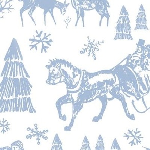 Winter Toile - Blue