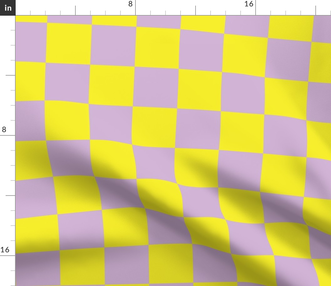 CHECKERED_lilac yellow

