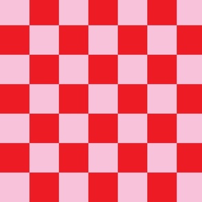 CHECKERED_pink red bright
