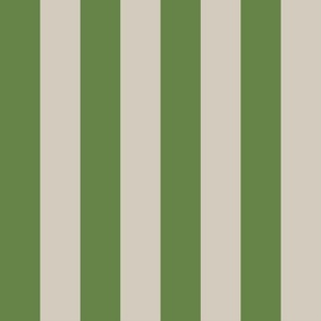 Fat Stripe - Sand & Green