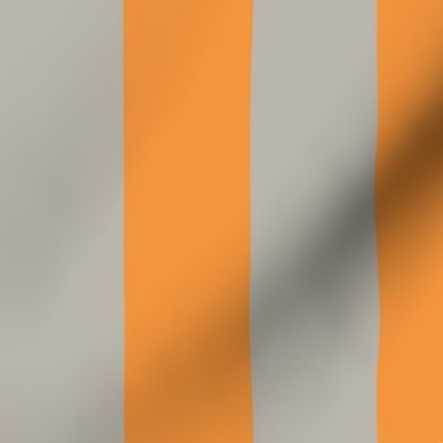 Fat Stripe - Grey & Orange