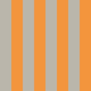 Fat Stripe - Grey & Orange