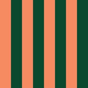 Fat Stripe - Terri's Lugano Sunset Orange & Pantone 7719 C
