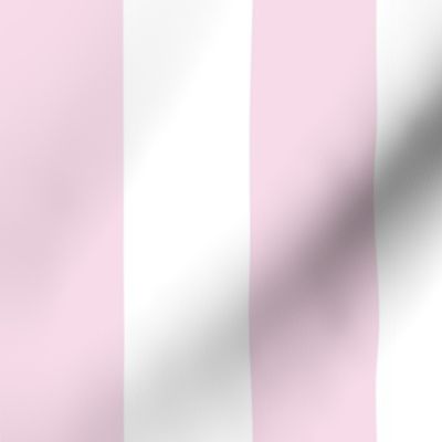 Fat Stripe - Baby Pink & White