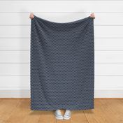 distressed grey flag on blue watercolor shield - 1 inch motifs