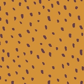 Large // Scattered Seeds: Dashes & Dots Blender - Sunflower Yellow