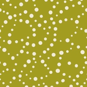 Large // Trail Crossing: Abstract Dot Blender - Pear Liqueur Green