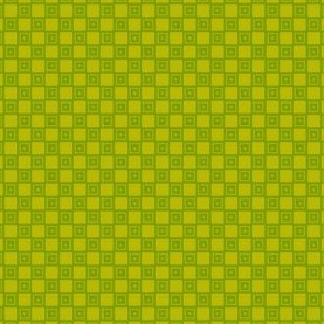 Mini Prints: Lime Squares