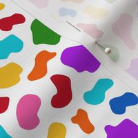 Medium Scale Rainbow Animal Spots Colorful Pride Confetti