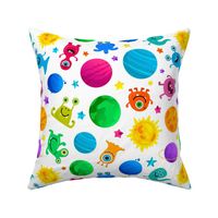 Large Scale Space Monsters Colorful Outer Space Galaxy Nursery