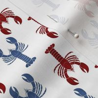 Smaller Scale Red and Blue Lobsters