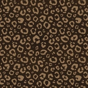 Ditsy leopard print (brown)