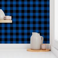 Buffalo Check - Deep Blue and Black - Masculine