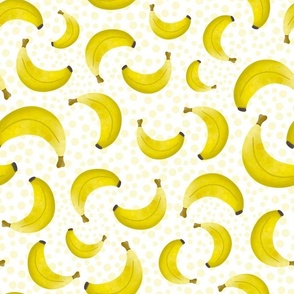 Large Scale Yellow Bananas