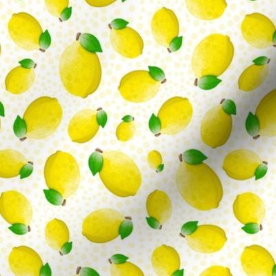 Medium Scale Bright Yellow Lemons