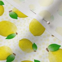 Medium Scale Bright Yellow Lemons