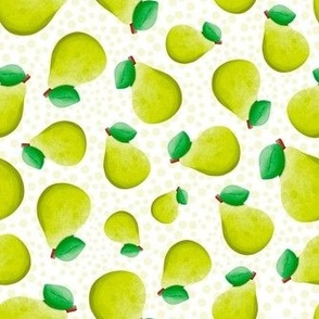 Medium Scale Green Pears