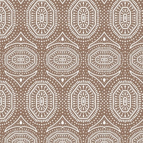 Boho Octagons Deco Crochet Mocha