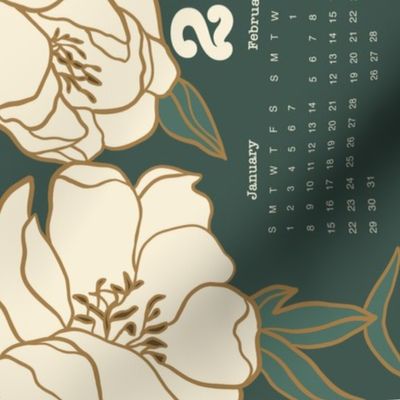 Peony Party 2023 Calendar